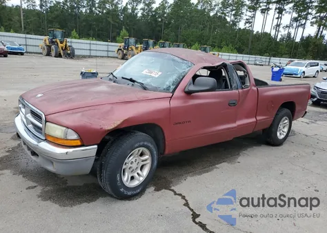 2001 Dodge Dakota из США, поврежденный, VIN 1B7GL22N61S301758